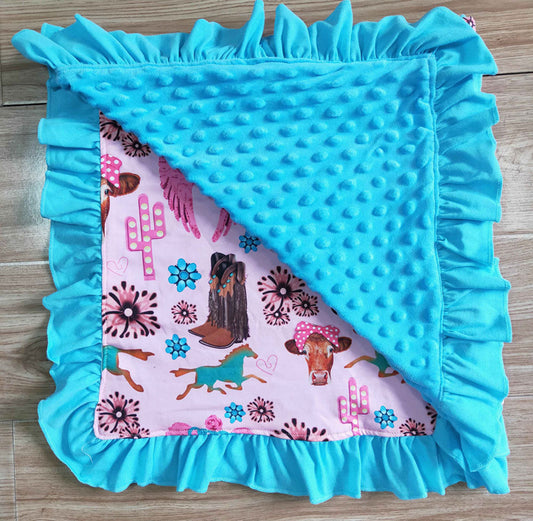 Girls Cowgirl Blanket